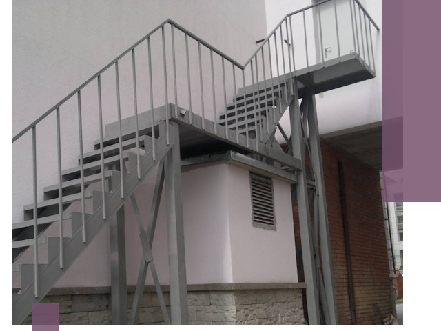 Монтаж пожарных лестниц под ключ в Сочи с гарантией качества