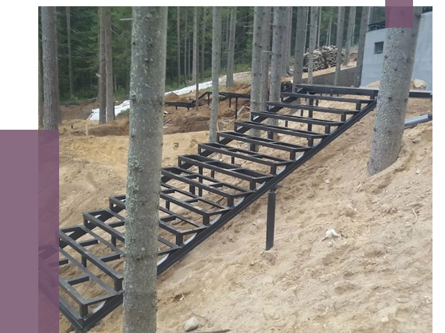 Монтаж металлических лестниц в Сочи от 13695 руб. 