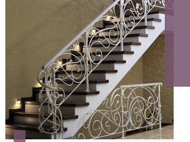 Кованые лестницы под ключ в Сочи — изготовление и монтаж