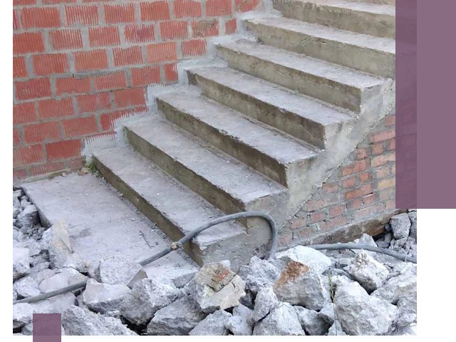 Демонтаж бетонных лестниц в Сочи: быстро и безопасно