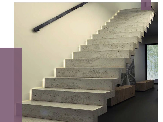 Облицовка бетонных лестниц в Сочи от 4651 руб/м2 