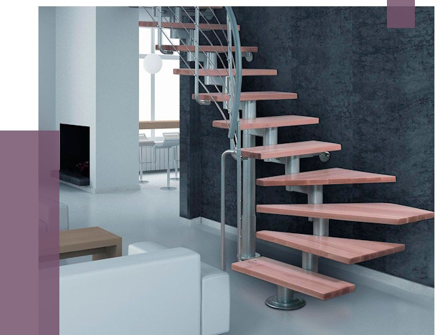 Модульные лестницы в Сочи от 17054 руб. — купить в ПРОЛЁТ-Счи