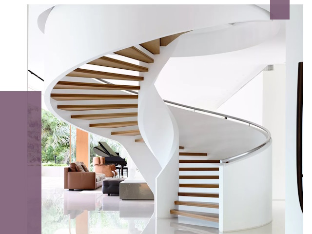 Винтовые лестницы в Сочи под ключ от 49096 руб. | ПРОЛЁТ-Счи