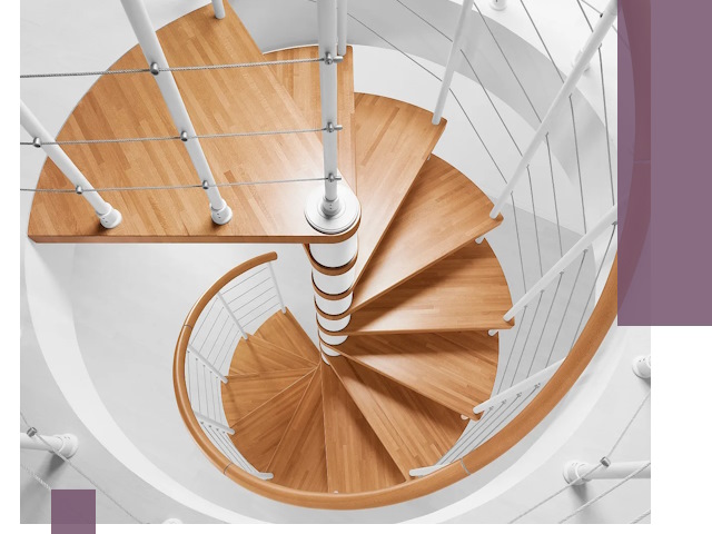 Изготовление винтовых лестниц под ключ в Сочи