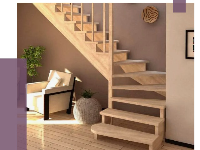 Изготовление Г-образных лестниц в Сочи от 19122 руб. 