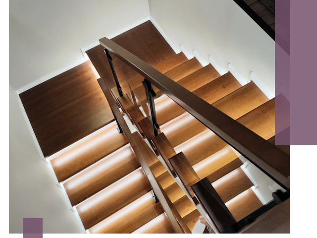 Изготовление П-образных лестниц под ключ в Сочи