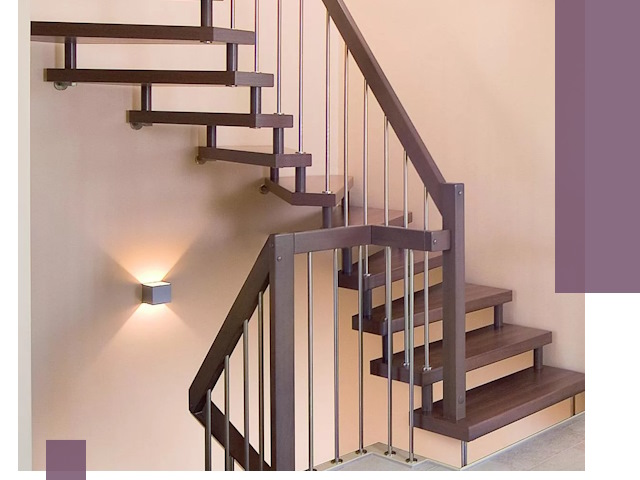 Изготовление лестниц на больцах в Сочи под ключ