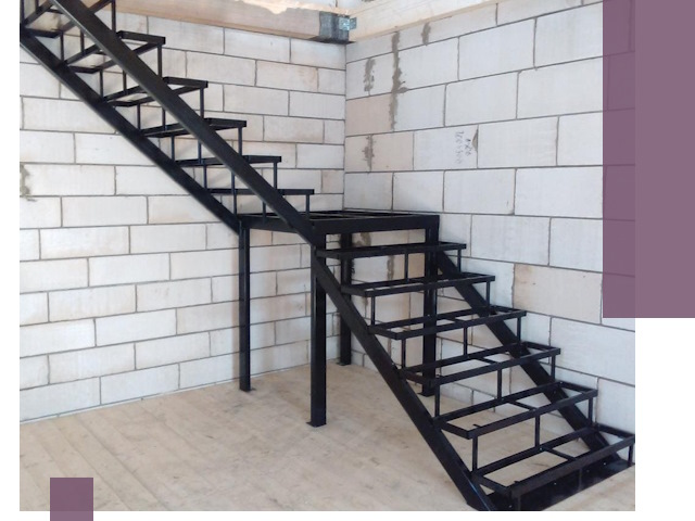 Лестницы на металлокаркасе под ключ в Сочи — изготовление и монтаж