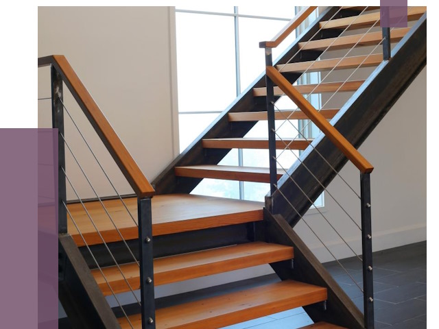 Изготовление лестниц на металлокаркасе в Сочи от 19122 руб. | ПРОЛЁТ-Счи