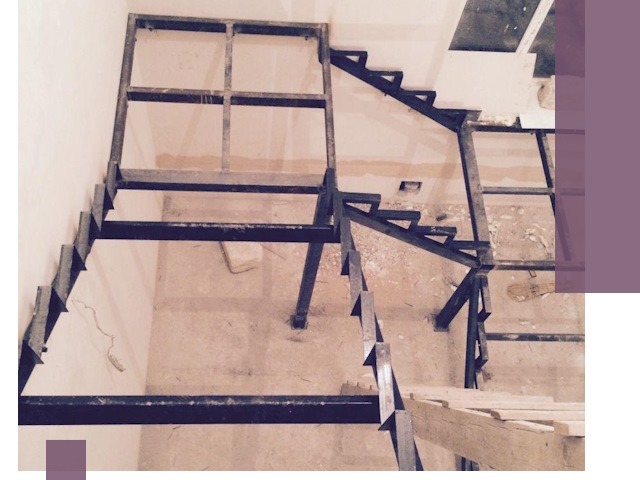 Монтаж лестниц на металлокаркасе в Сочи быстро и качественно