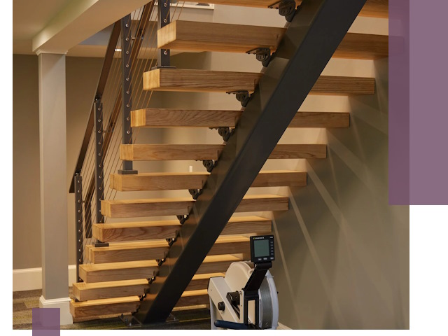 Лестницы на монокосоурах под ключ в Сочи - изготовление и монтаж