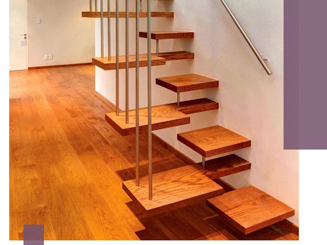 Лестницы «гусиный шаг» на заказ в Сочи для узких пространств