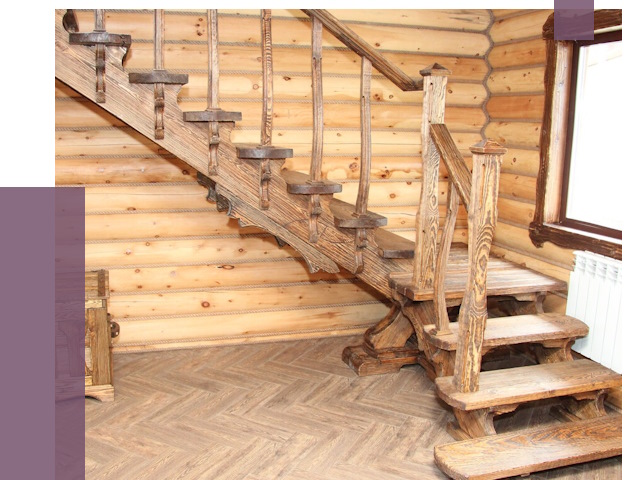 Лестницы в баню в Сочи от 19328 руб. — изготовление | ПРОЛЁТ-Счи