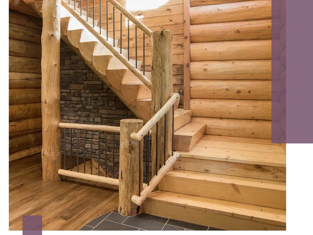 Лестницы в баню под заказ и профессиональный монтаж в Сочи