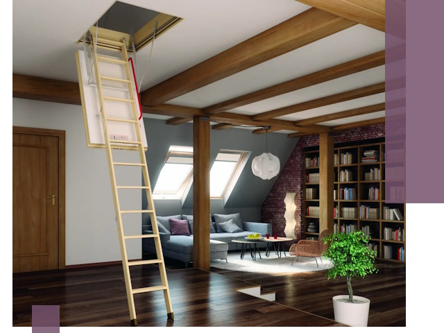 Чердачные лестницы под ключ в Сочи: изготовление и монтаж