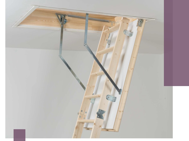 Установка чердачной лестницы под ключ в Сочи