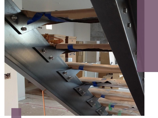 Усиление лестничных конструкций и усиление опор в Сочи