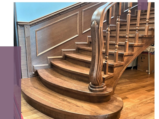 Дубовые лестницы под ключ в Сочи от 178296 руб. — ПРОЛЁТ-Счи