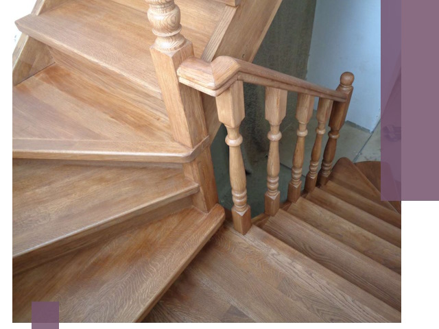 Дубовые лестницы под ключ в Сочи: изготовление и монтаж