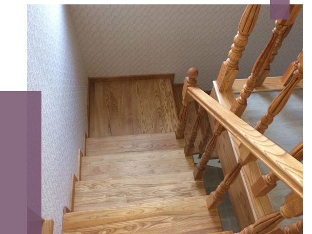 Сосновые лестницы в Сочи под ключ от 8165 руб.  | ПРОЛЁТ-Счи