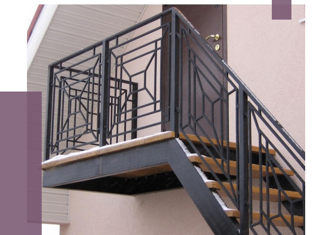 Металлические перила в Сочи от 4341 руб.  | ПРОЛЁТ-Счи