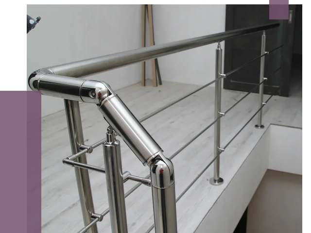 Перила из нержавеющей стали в Сочи от 9096 руб. под ключ | ПРОЛЁТ-Счи