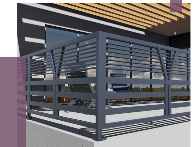 Изготовление балконных ограждений в Сочи от 10853 руб. | ПРОЛЁТ-Счи