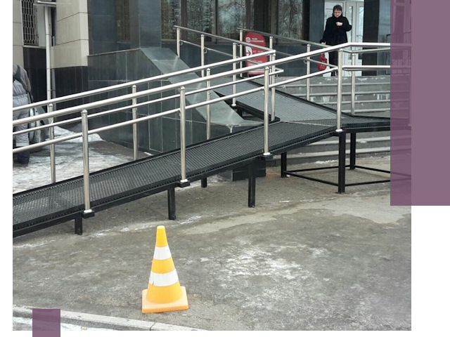 Стационарные пандусы под ключ в Сочи — изготовление и монтаж