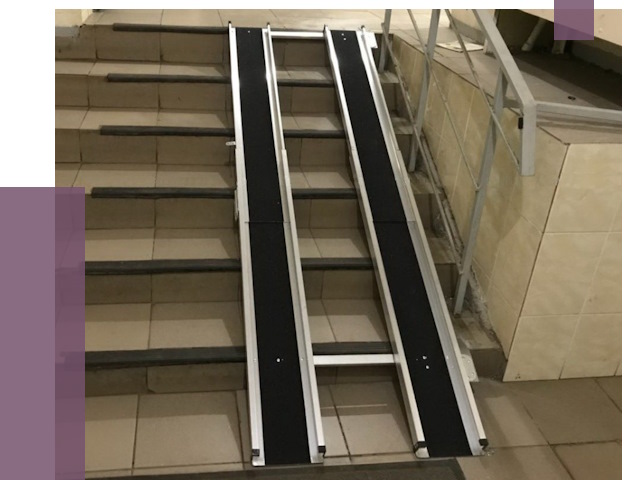 Установка пандуса в подъезд в Сочи от 8062 руб. под ключ | ПРОЛЁТ-Счи