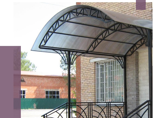 Металлические навесы и козырьки в Сочи от 12920 руб.