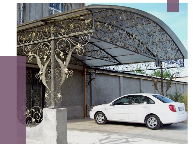 Кованые навесы в Сочи от 14729 руб. | ПРОЛЁТ-Счи