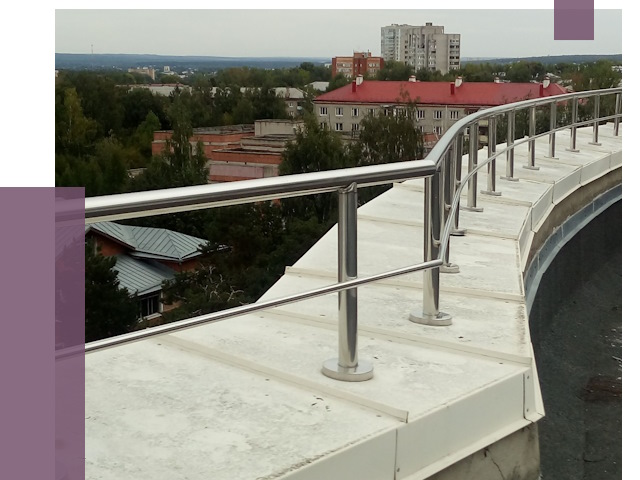 Парапеты и ограждения кровли в Сочи от 5013 руб.