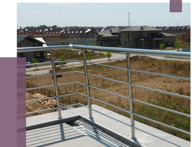 Парапеты из нержавеющей стали в Сочи от 8062 руб. за м² | ПРОЛЁТ-Счи