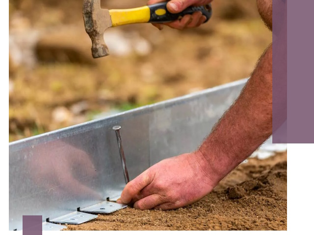 Монтаж металлических бордюров в Сочи быстро и качественно