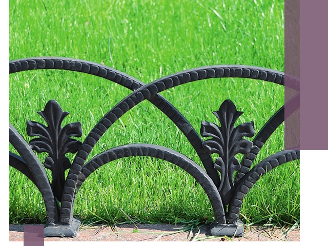 Декоративные металлические бордюры под ключ в Сочи