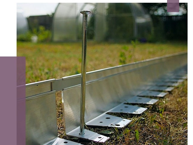 Металлические бордюры для газона в Сочи от 4341 руб. | ПРОЛЁТ-Счи