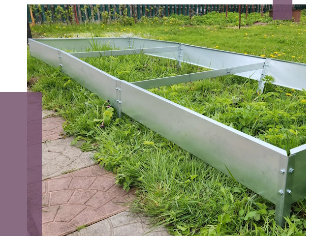 Металлические бордюры для грядок в Сочи от 1809 руб. 