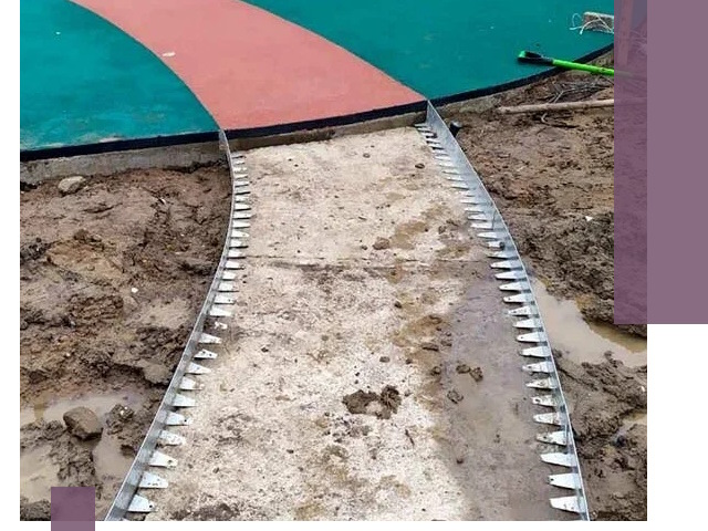 Металлические бордюры для дорожек в Сочи — монтаж и изготовление