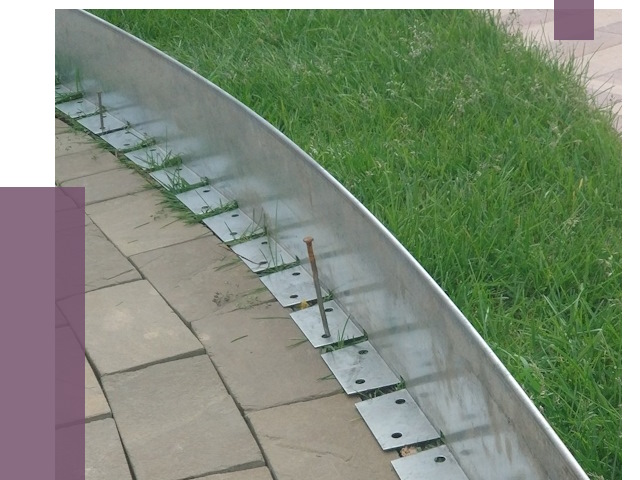 Металлические бордюры для тротуаров в Сочи от 8786 руб.