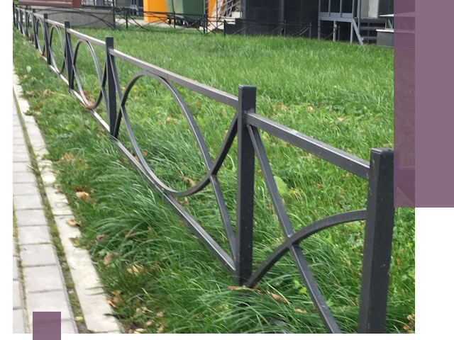 Газонные ограждения из металла в Сочи — монтаж и продажа