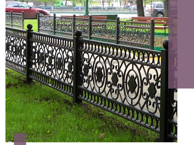 Секционные газонные ограждения под ключ в Сочи