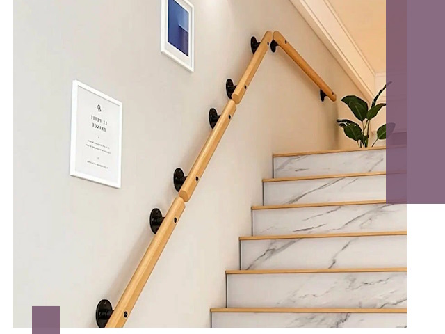 Поручни металлические и деревянные под ключ в Сочи