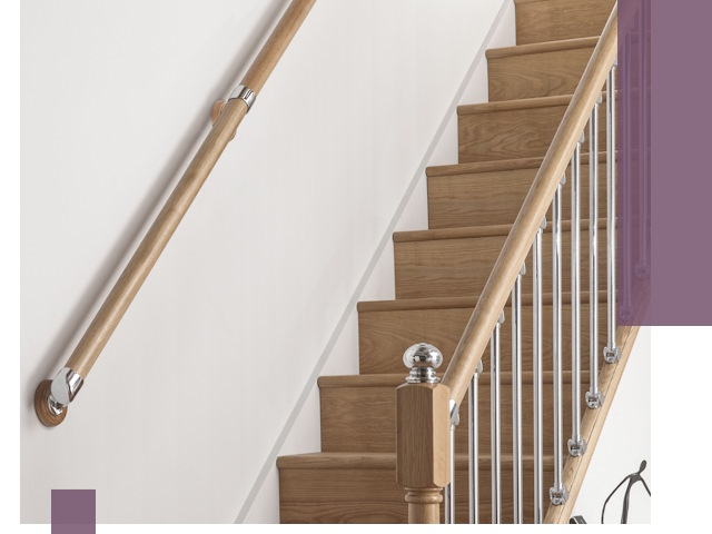 Пристенные поручни из стали и нержавейки под монтаж в Сочи